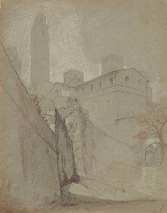 オルヴィエート、c。 1890年。 作： Elihu Vedder
