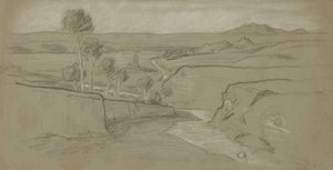 ローマの風景、c。 1900年。 作： Elihu Vedder