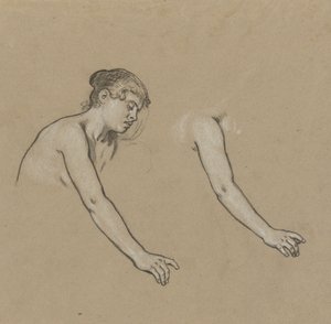 冬図習作 作： Elihu Vedder