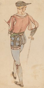 オールドマスターの後に研究、c。 1858年。 作： Elihu Vedder