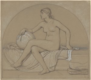 「天文学」の勉強 作： Elihu Vedder
