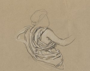 秋図習作 作： Elihu Vedder