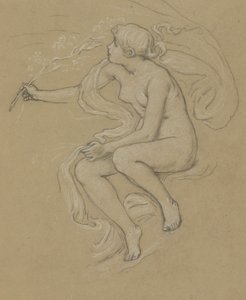 春図習作 作： Elihu Vedder
