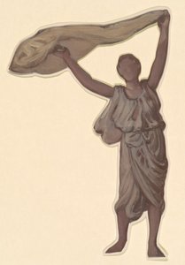 「ギリシャの女の子の入浴」のための研究 作： Elihu Vedder