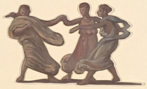 ギリシャの女の子の入浴のための研究、c。 1872年。 作： Elihu Vedder