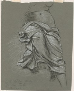 「星に集う運命」の習作 作： Elihu Vedder