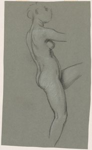 「星に集う運命」の習作 作： Elihu Vedder