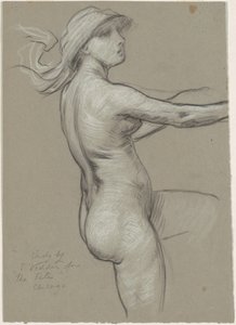 「星に集う運命」の習作 作： Elihu Vedder