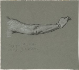 「星に集う運命」の習作 作： Elihu Vedder