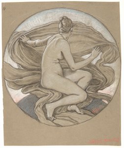 「朝顔」の習作 作： Elihu Vedder
