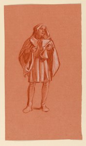 「婚礼行列」の習作 作： Elihu Vedder