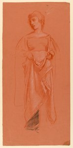「婚礼行列」の習作 作： Elihu Vedder
