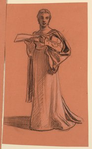 「婚礼行列」の習作 作： Elihu Vedder