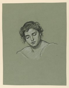 女性のための勉強 作： Elihu Vedder