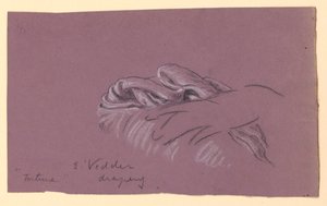 「福」の衣の研究 作： Elihu Vedder