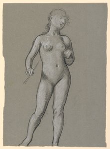 女性ヌード研究 作： Elihu Vedder