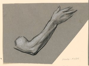 腕の研究 作： Elihu Vedder