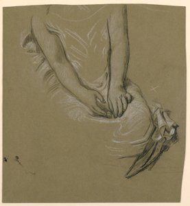 女性モデルの研究 作： Elihu Vedder