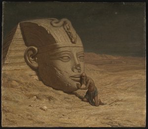 スフィンクスの質問者 作： Elihu Vedder