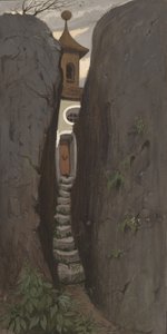 ガラス張り、c。 1877年。 作： Elihu Vedder