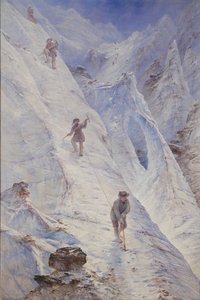 アルパインクライマー、1869年。 作： Elijah Walton
