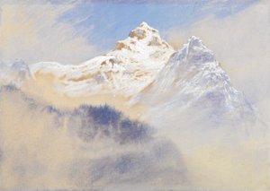 マウンテン ビュー: レンゲンフェルト カルニオラ、オーストリアの近くから見たテルグロン アルプス 作： Elijah Walton
