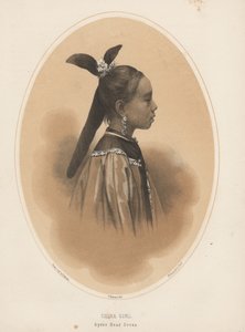 チャイナガール、Syceeヘッドドレス、1855年 作： Eliphalet Brown