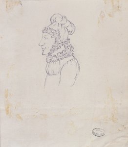 女性の絵 作： Elisa Bonaparte