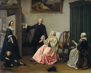 医師の診察 作： Elisabeth Geertruida Wassenbergh