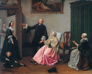 医師の診察 作： Elisabeth Geertruida Wassenbergh