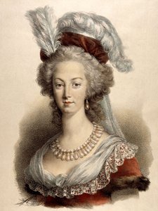 王妃マリー・アントワネット 作： Elisabeth Louise (after) Vigee Lebrun