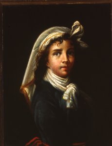 若い女性、1880年頃（キャンバスに油彩） 作： Elisabeth Louise (after) Vigee Lebrun