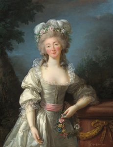 デュ・バリー夫人 作： Élisabeth Louise Vigée Le Brun