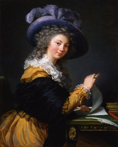セレス伯爵夫人の肖像 作： Elisabeth Louise Vigee Lebrun