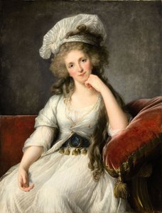 ルイーズマリーアデレードドゥブルボンペンティエーブル、オルレアン公爵夫人、1789年。 作： Elisabeth Louise Vigee Lebrun