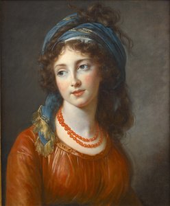 アグラ・ド・グラモンの肖像、ポリドナック通り1768-1812、1794 作： Elisabeth Louise Vigee Lebrun