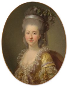 ザモイスカ旧姓ウルスラポトカ伯爵夫人の肖像 作： Elisabeth Louise Vigee Lebrun