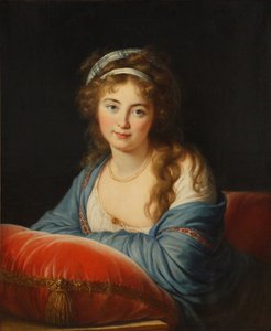 伯爵夫人エカテリーナ・スカヴロンスカヤの肖像、エンゲルハルト1761-1829、1796 作： Elisabeth Louise Vigee Lebrun