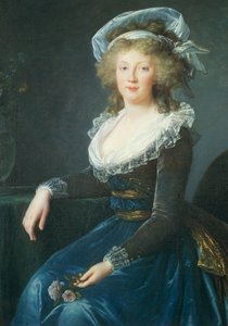ブルボン＝ナポリのマリア・テレサの肖像 作： Elisabeth Louise Vigee Lebrun