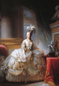 マリー・アントワネットの肖像（ウィーン 作： Elisabeth Louise Vigee Lebrun