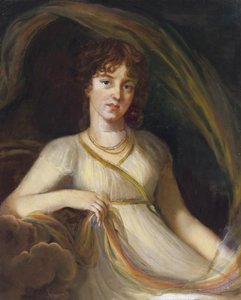 エカテリーナ王女オシポヴナチュフィアキナ王女の肖像、ホルス1777-1802、アイリス役 作： Elisabeth Louise Vigee Lebrun