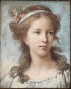 若い女の子の肖像画 作： Elisabeth Louise Vigee Lebrun