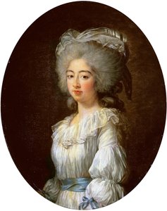 ルイーズマリージョセフィーヌ、コンテスドプロヴァンス、後にフランスの女王の肖像 作： Elisabeth Louise Vigee Lebrun