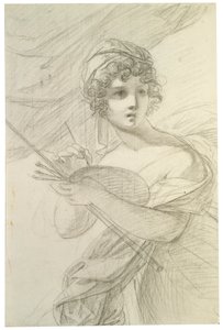自画像、c1800 作： Elisabeth Louise Vigee Lebrun