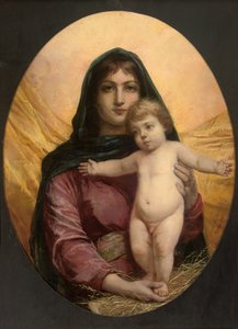 マドンナと子供、1881 作： Elisabeth Maria Anna Jerichau Baumann