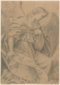 ひざまずく天使 作： Elisabetta Sirani