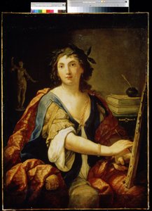 絵画の寓意、自画像、1658年