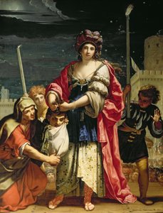 ホロフェルネスの頭を持つジュディス 作： Elisabetta Sirani