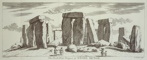 「ストーンヘンジの北西展望」、1725