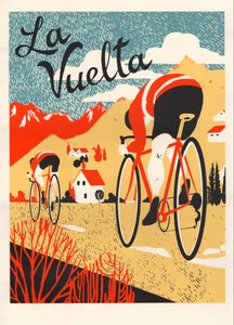 La Vuelta、2015年（スクリーンプリント）